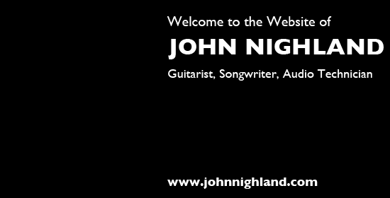 Welcome to the website of John Nighland.